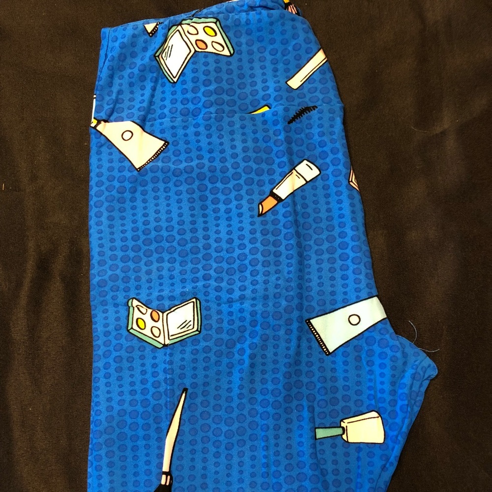 TC unicorn makeup leggings